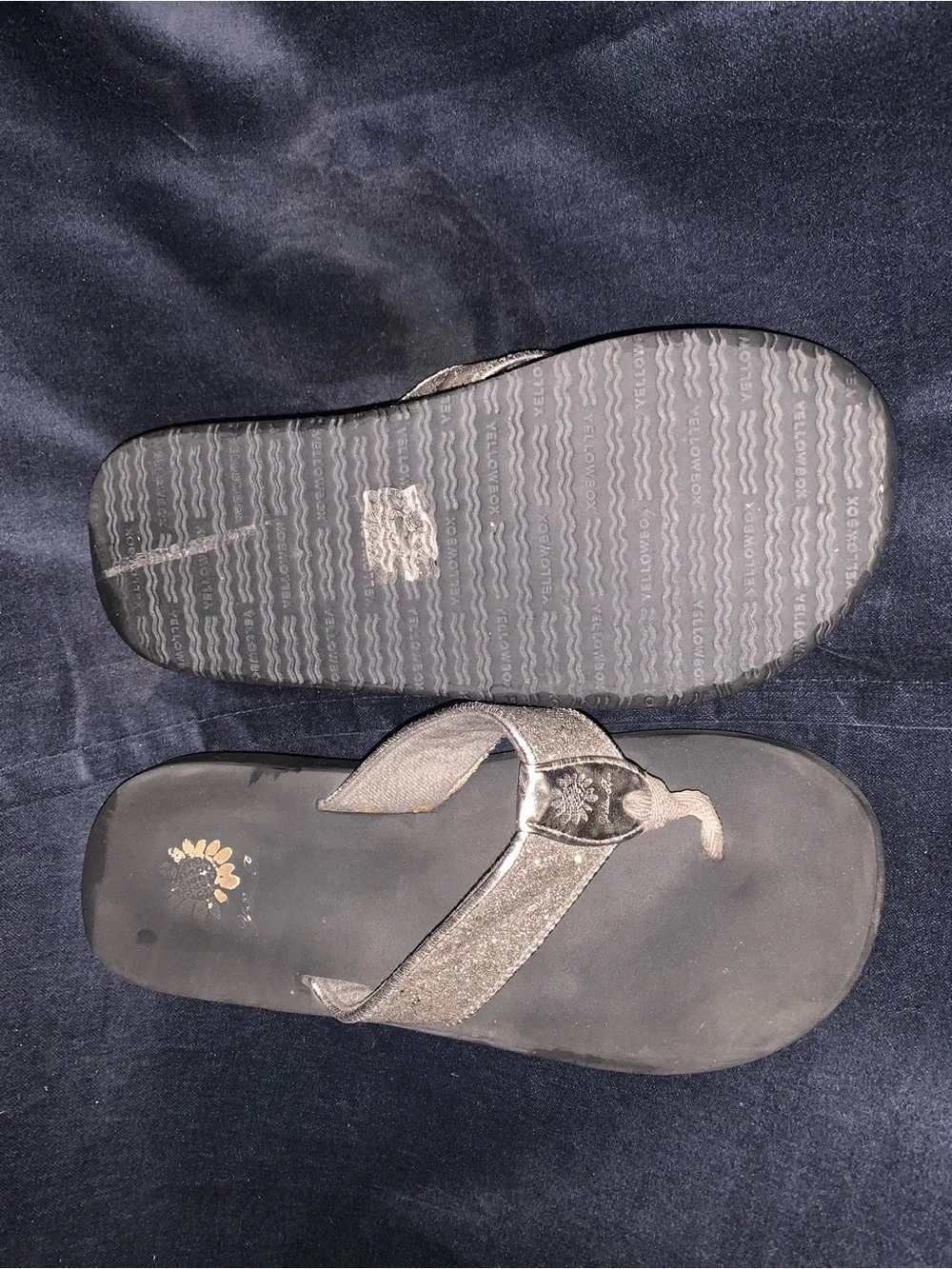 Yellow Box sandals. - Picture 3 of 5